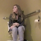 An attractive girl is recorded farting and taking a shit while sitting on a toilet. The fart is loud, but pooping cannot really be heard. She wipes her ass, and her finished product is shown in the toilet bowl. About 4 minutes.